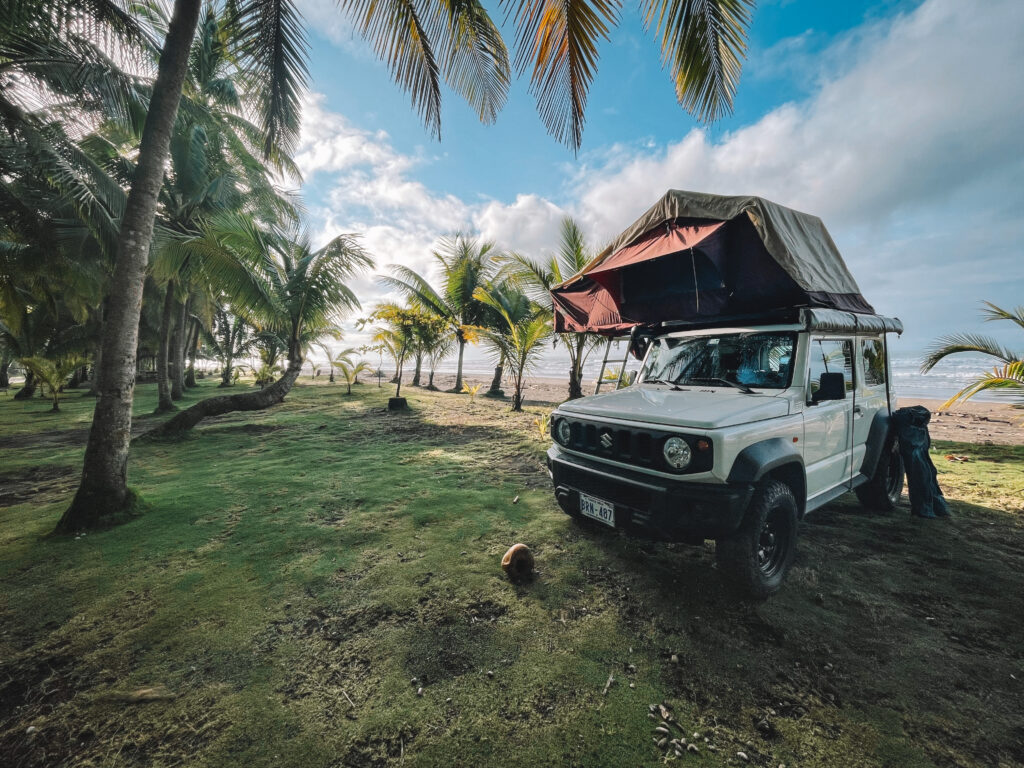 4x4 daktent roadtrip Costa Rica